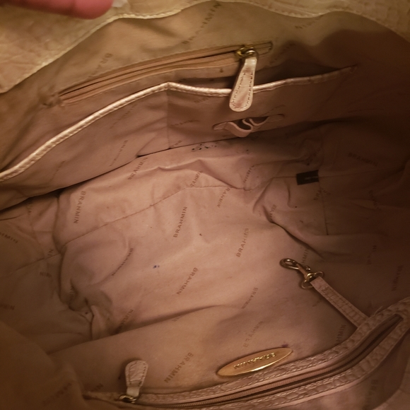 Cream brahmin handbag - Picture 4 of 5